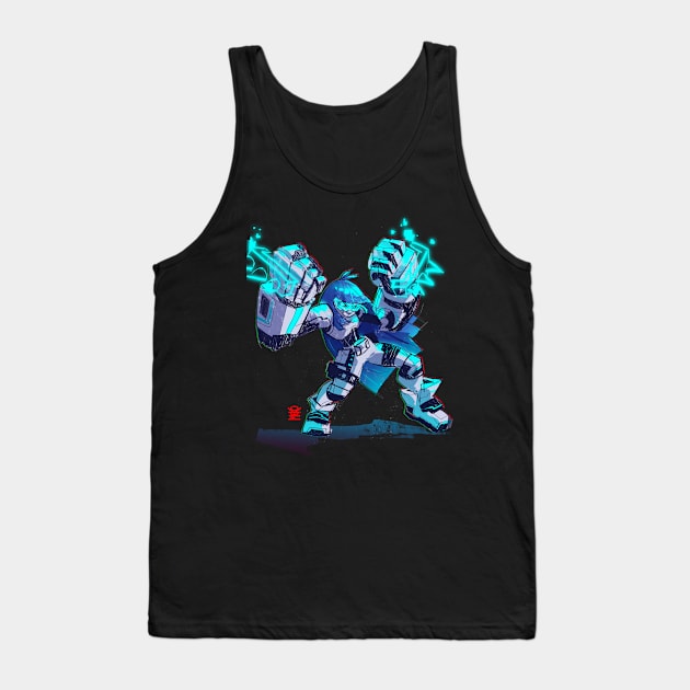 glitch techs OP gamer girl Tank Top by JesusArtwork